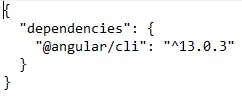 來自 packagejson 檔案的 Angular 版本