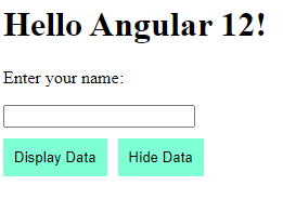 在 Angular 中顯示按鈕點選結果的 div