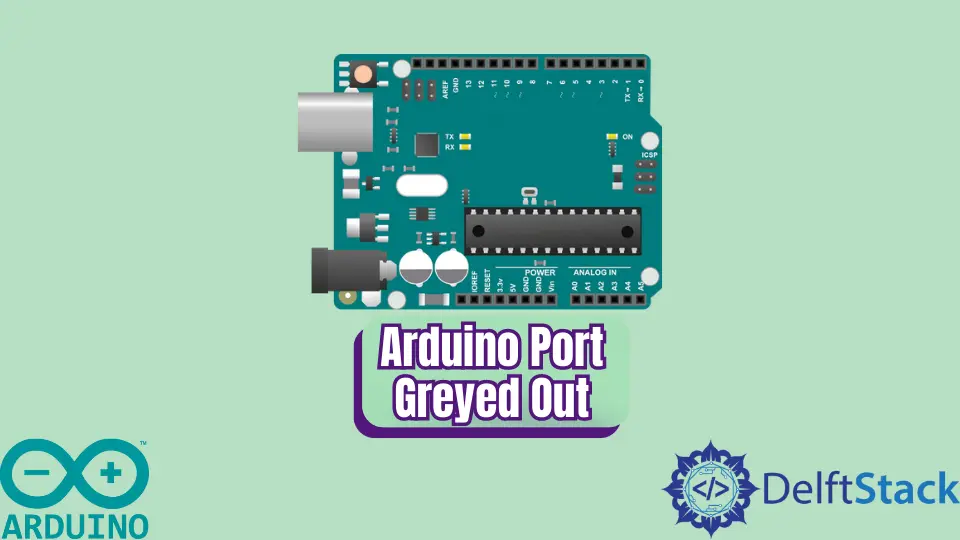 Arduino 埠變灰