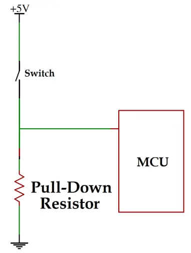 Arduino 下拉電阻