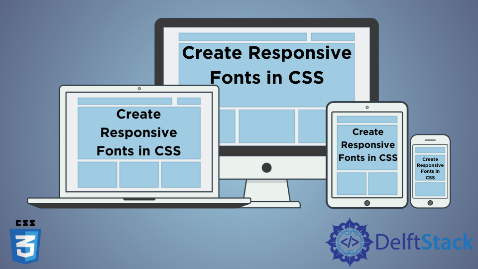 在 CSS 中建立響應式字型