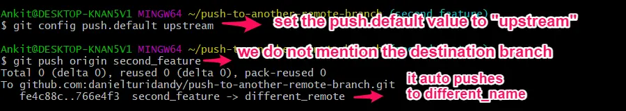 git config 編輯遠端推送預設