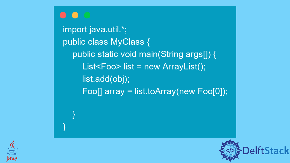 如何在 Java 中将列表转换为数组