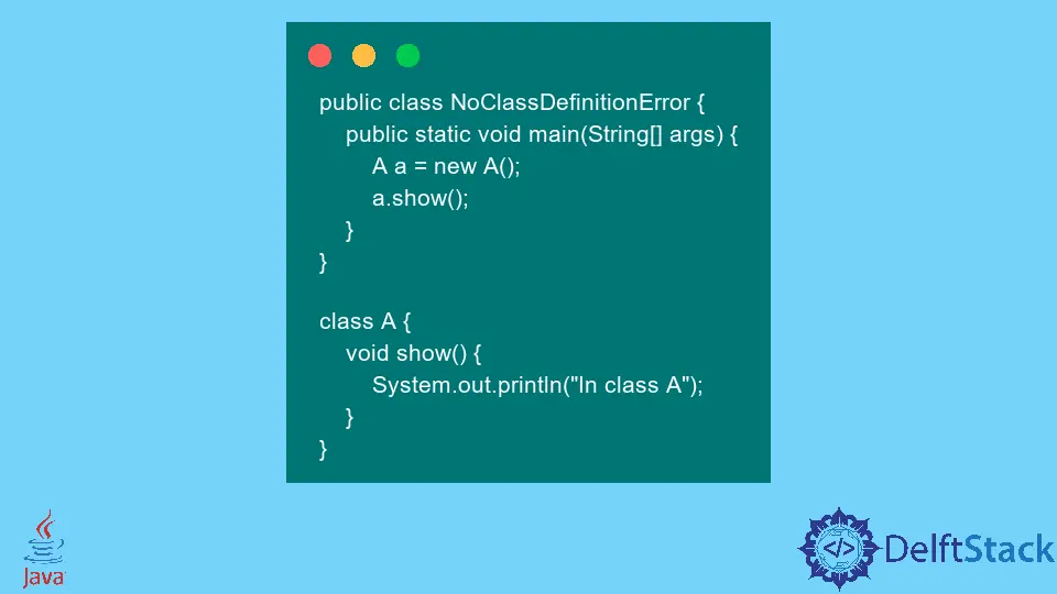 修復 Java NoClassDefFoundError 錯誤