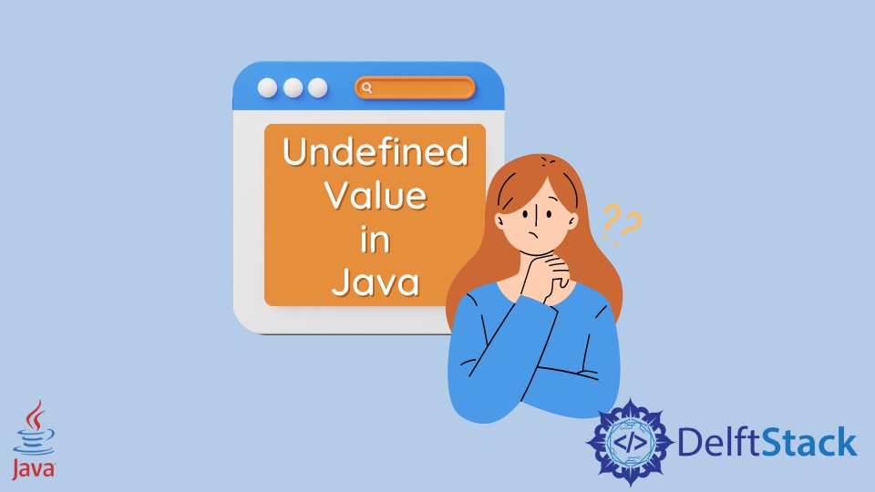 Java 中的未定義值 undefined