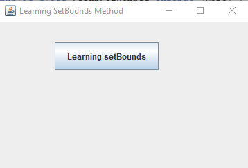 setbound 方法及其在 java 中的使用——输出一