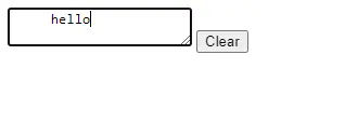 使用 JavaScript 1 在 HTML 中使用按钮清除文本区域