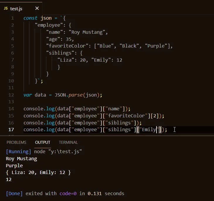 在 javascript 中用括號解析個人