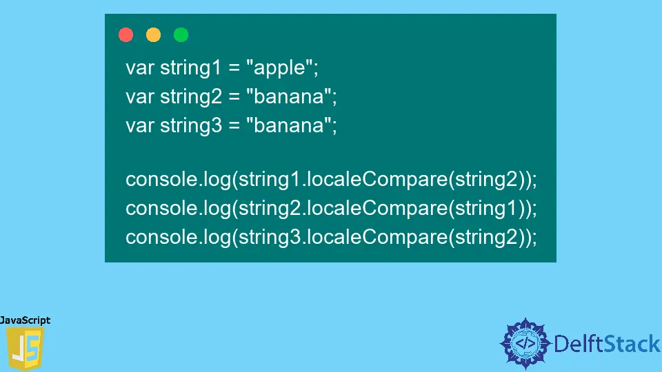 在 JavaScript 中比較字串