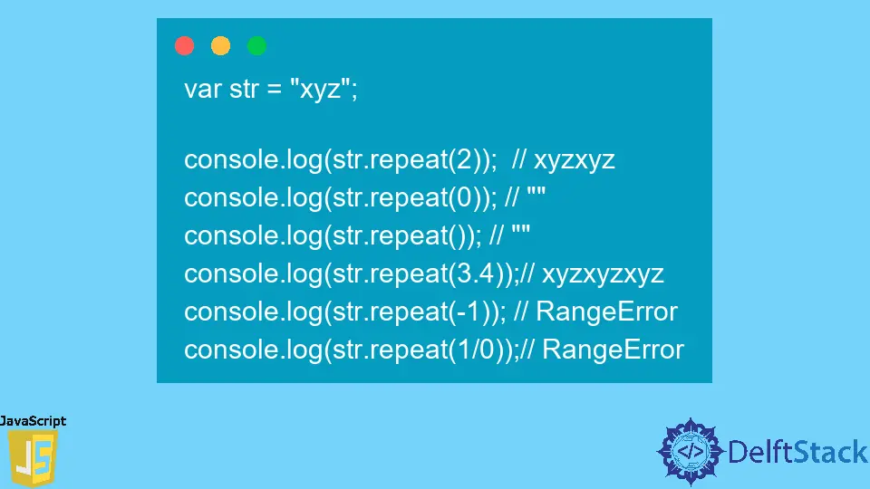 使用 JavaScript 重複字串