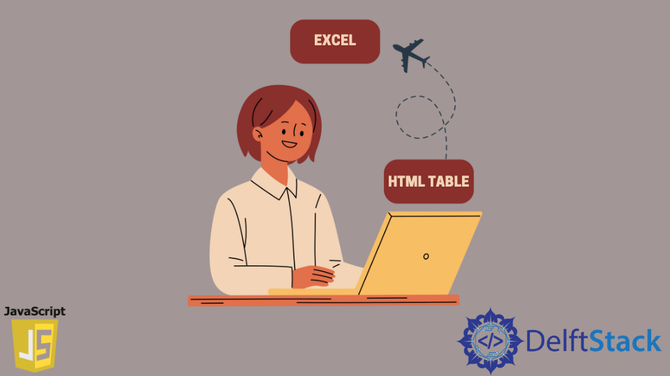 使用 JavaScript 将 HTML 表格导出到 Excel