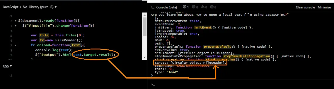 使用 javascript 打开本地文本文件 - 使用 jquery 的本地文本文件数据