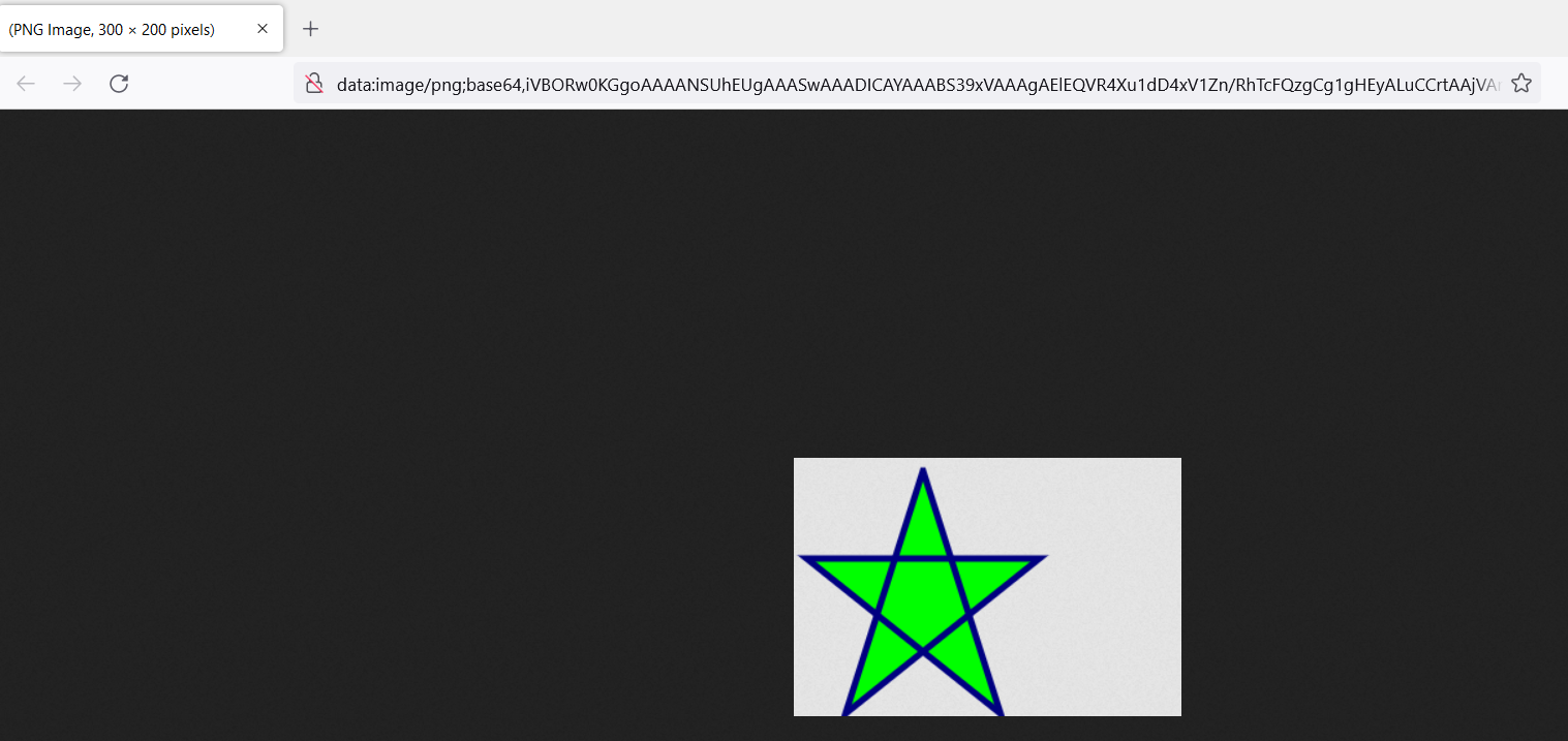 SVG 在浏览器中作为 PNG 图像