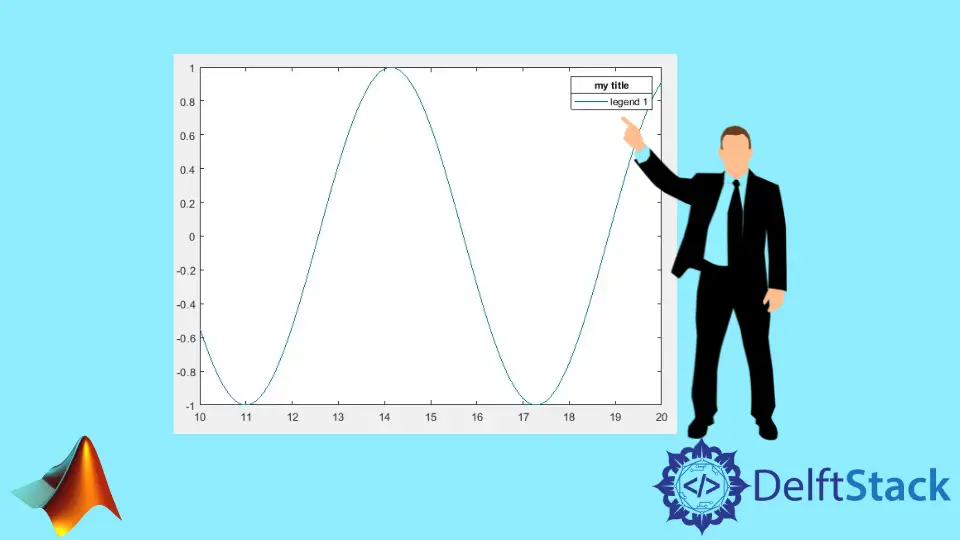 在 MATLAB 中更改图例标题