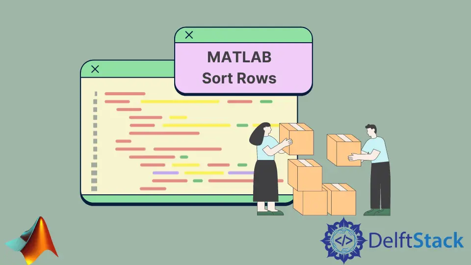 MATLAB 对行进行排序