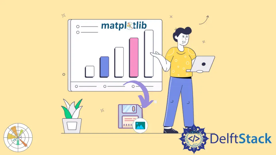 如何将图另存为图像文件而不在 Matplotlib 中显示