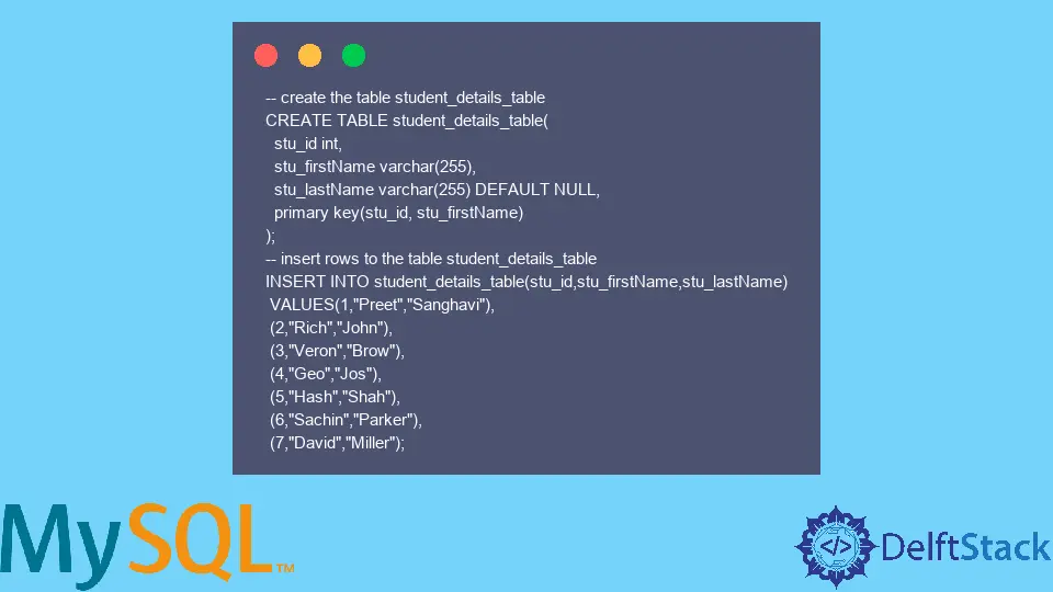 在 MySQL 中添加列