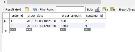 mysql 中的相交運算子 - 訂單資料