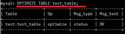 優化 mysql 中的表和資料庫 - 優化表