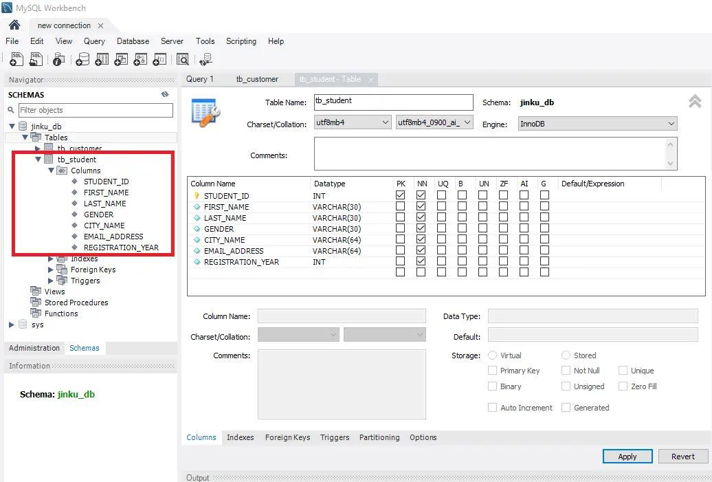 mysql 中的 row_number - 表建立