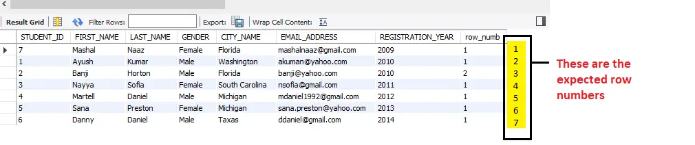 mysql 中的 row_number - 帶有兩個子句的 row_number