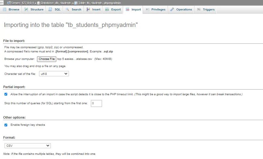 將 excel 檔案匯入 mysql 資料庫的 3 種最簡單的方法 - 使用 phpmyadmin 第 1 部分匯入資料