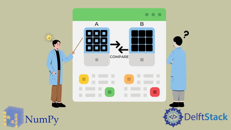 在 Python 中比較兩個陣列