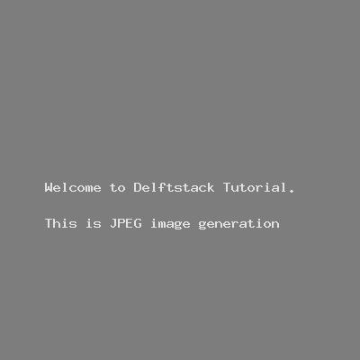 使用 GD 庫在 PHP 中生成 JPEG 影象