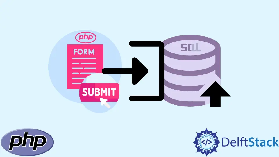 在 PHP 中使用 MySQL 表插入表單資料