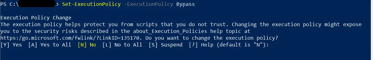 PowerShell bypass 策略