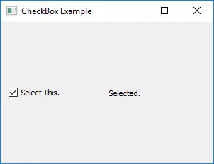 PyQt5 CheckBox 事件