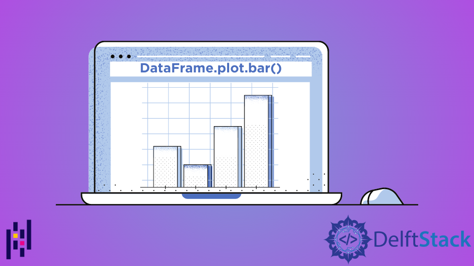 Pandas DataFrame DataFrame.plot.bar() 函式
