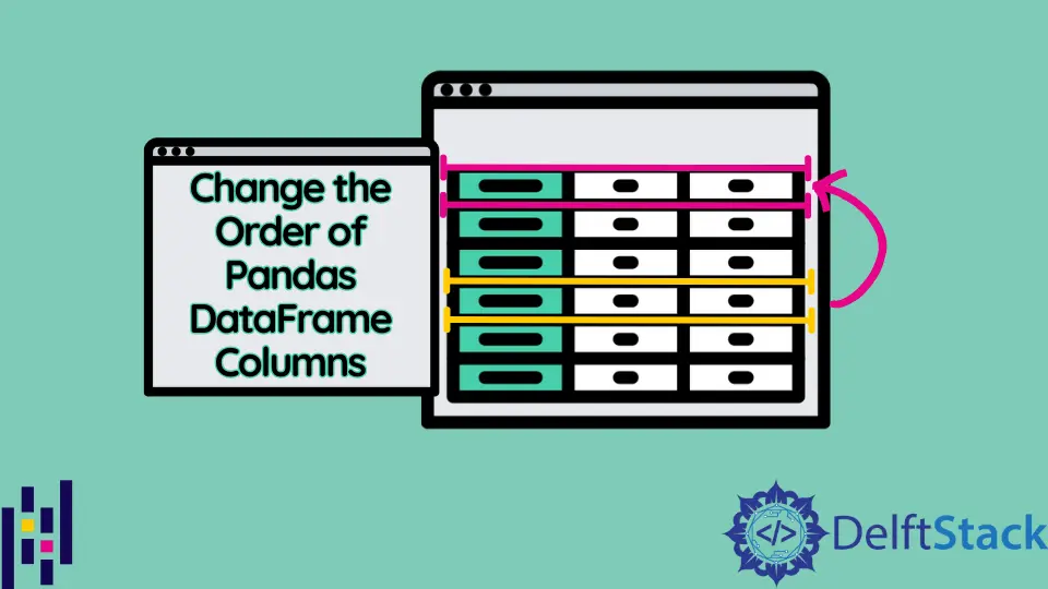 如何更改 Panas DataFrame 列的順序