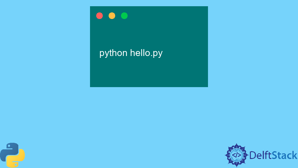 在终端中运行 Python 脚本