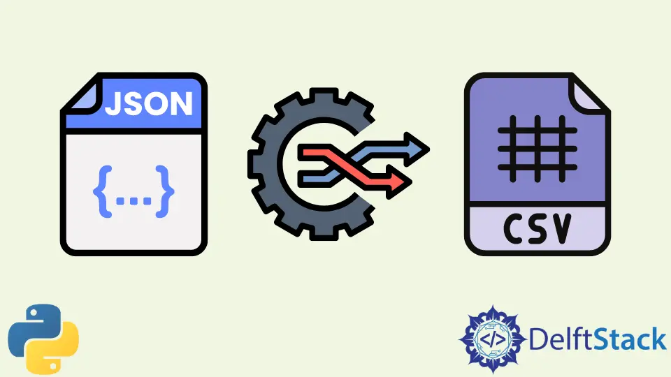 在 Python 中將 JSON 轉為 CSV