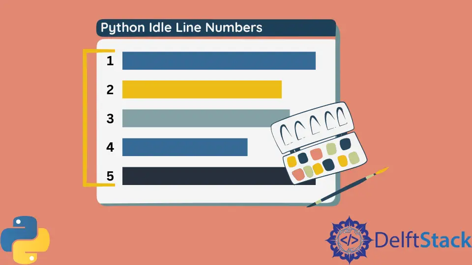 Python 顯示 IDLE 行號