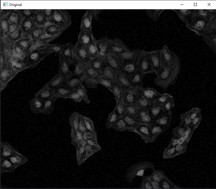 opencv 中值濾波器輸出 1