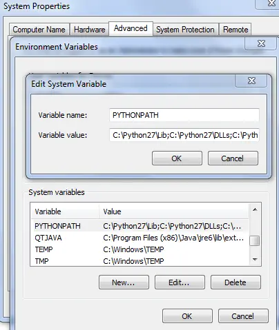 設定 pythonpath