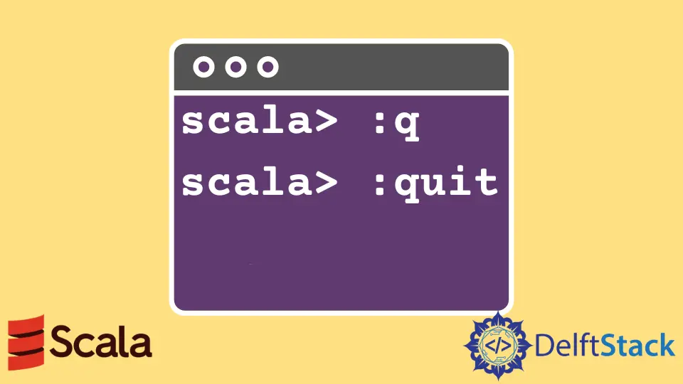 從 Scala Shell 退出