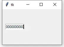 Tkinter Entry 文字輸入框寬度選項