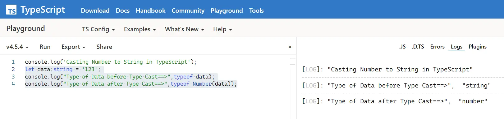 TypeScript 中的类型转换