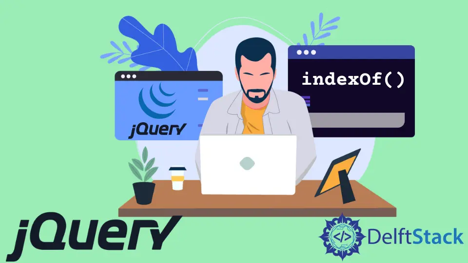 jQuery indexof() 方法